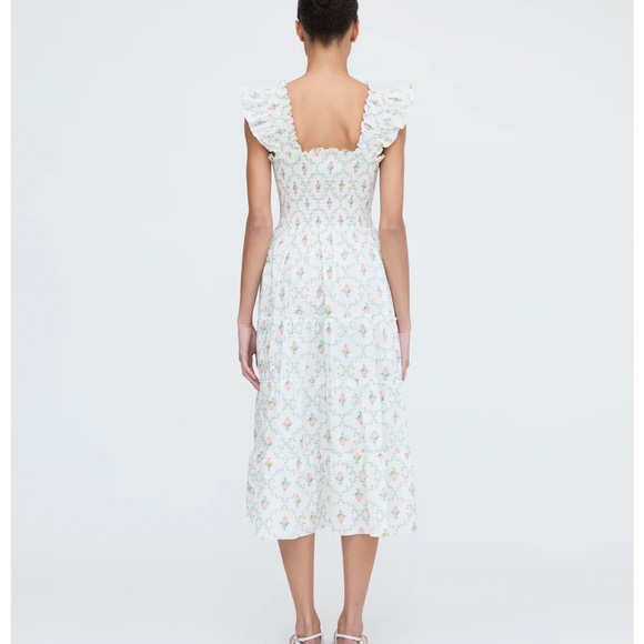 Hill House The Ellie Nap Dress - Pastel Trellis size Medium - Picture 2 of 6